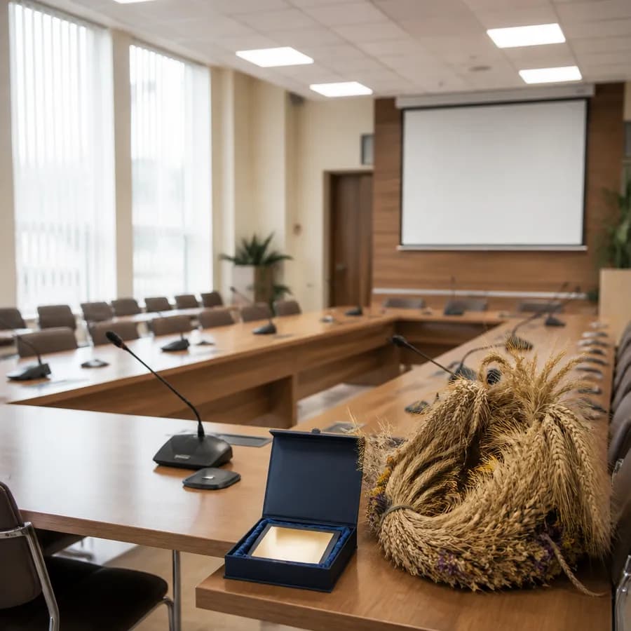 Obrady samorządowców w Ostrowitem oraz wyróżnienie dla rolników roku