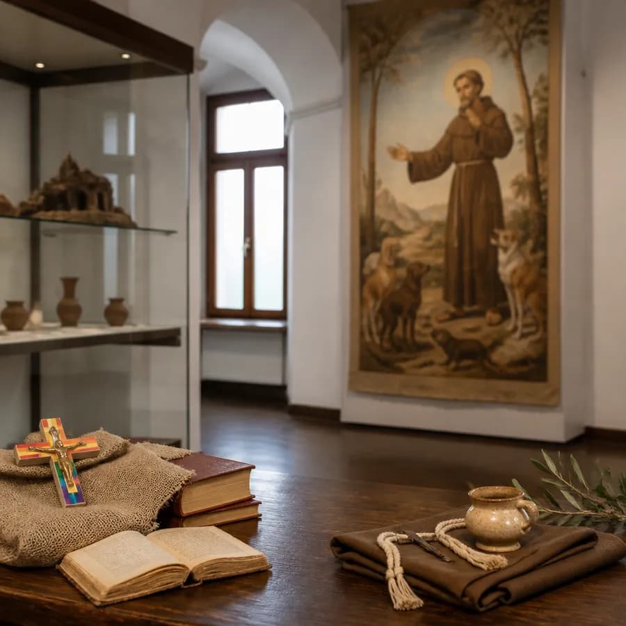 Spotkanie w słupeckim muzeum poświęcone św. Franciszkowi z Asyżu